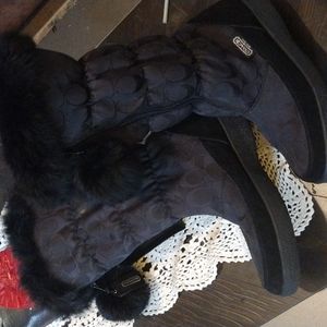 Coach winter boots